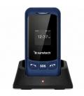 Teléfono móvil sunstech celt26 para personas mayores/ azul