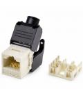 Conector rj45 phasak phk-2220 cat.6 utp/ blanco