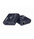 Gembird extensor hdmi, 60 m, por cable lan cat6