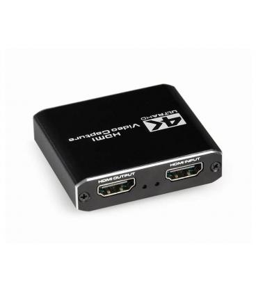 Gembird capturador hdmi usb, 4k, paso señal hdmi