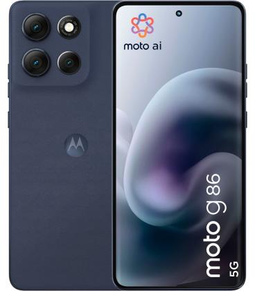 Motorola moto g86 5G 16,9 cm (6.67") SIM doble Android 15 USB Tipo C 8 GB 256 GB 5200 mAh Azul oscuro