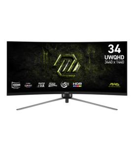 MSI MAG 345CQRF E20 pantalla para PC 86,4 cm (34") 3440 x 1440 Pixeles UltraWide Dual Quad HD Negro