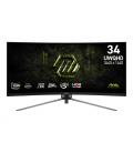 MSI MAG 345CQRF E20 pantalla para PC 86,4 cm (34") 3440 x 1440 Pixeles UltraWide Dual Quad HD Negro