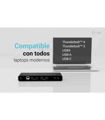 Docking station i - tec 12 en 1 + cargador universal 85w