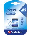 Tarjeta memorio sdxc verbatim premium 256gb c10