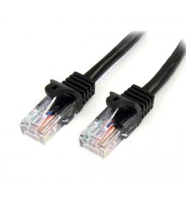 Cable de red startech latiguillo rj45 u - utp cat5e 2m negro