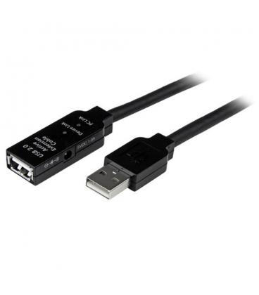 Cable usb tipo a startech 20m - macho - hembra - negro