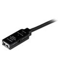 Cable usb tipo a startech 20m - macho - hembra - negro