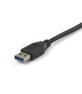 Cable usb tipo c a usb tipo a startech 1m - macho - macho - negro