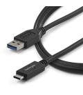 Cable usb tipo c a usb tipo a startech 1m - macho - macho - negro