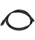 Cable usb tipo c startech 1m - macho - macho - negro