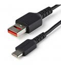 Cable usb tipo c a usb tipo a startech 1m - macho - macho - negro
