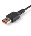 Cable usb tipo c a usb tipo a startech 1m - macho - macho - negro