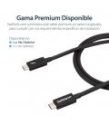 Cable usb tipo c startech 1m - macho - macho - negro