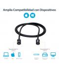 Cable usb tipo c startech 1m - macho - macho - negro