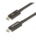 Cable usb tipo c startech 1m - macho - macho - negro