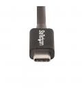 Cable usb tipo c startech 1m - macho - macho - negro
