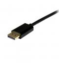 Cable mini dp a displayport startech 1m - macho - macho - negro