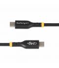 Cable ubs tipo c startech 1m - macho - macho - negro