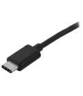 Cable usb tipo c startech 2m - macho - macho - negro