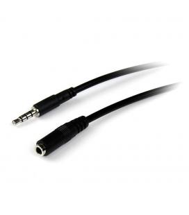 Cable jack 3.5mm startech 2m - macho - hembra - negro