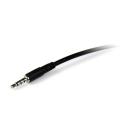 Cable jack 3.5mm startech 2m - macho - hembra - negro