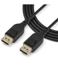 Cable displayport startech 2m - macho - macho - negro