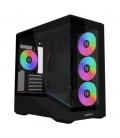 Caja ordenador gaming lian li vector v100r mini matx argb cristal templado negra