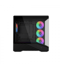 Caja ordenador gaming lian li vector v100r mini matx argb cristal templado negra
