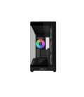 Caja ordenador gaming lian li vector v100r mini matx argb cristal templado negra