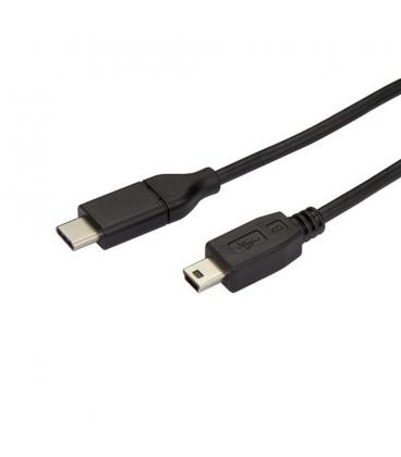 Cable usb tipo c a mini usb tipo b startech 2m - macho - macho - negro