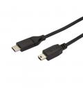 Cable usb tipo c a mini usb tipo b startech 2m - macho - macho - negro