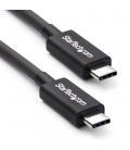 Cable usb tipo c startech 2m - macho - macho - negro