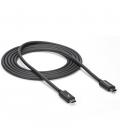 Cable usb tipo c startech 2m - macho - macho - negro