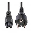 Cable schuko a c5 startech 2m - macho - hembra - negro