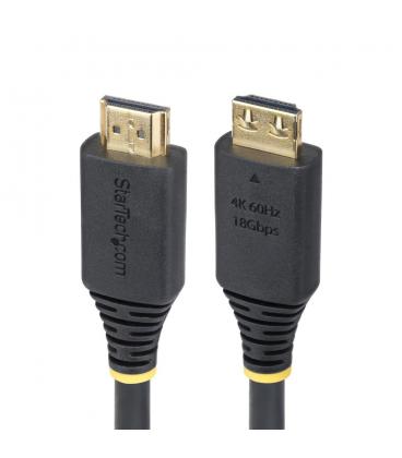 Cable hdmi 4k con agarre startech 3m - macho - macho - negro