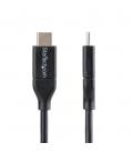 Cable usb tipo c startech 3m - macho - macho - negro