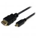 Cable hdmi a micro hdmi startech 3m - macho - macho - negro
