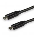 Cable usb tipo c startech 3m - macho - macho - negro