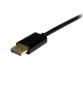 Cable mini dp a displayport startech 3m - macho - macho - negro