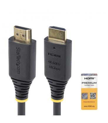 Cable hdmi 4k startech 4m - macho - macho - negro
