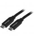Cable usb tipo c startech 4m - macho - macho - negro