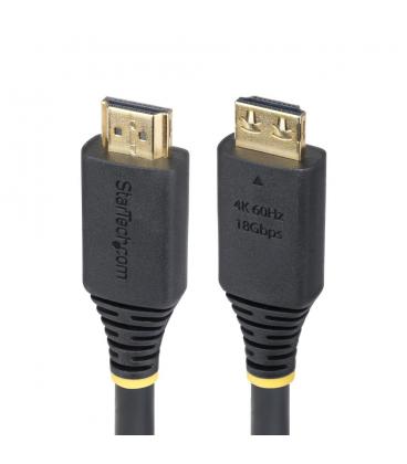 Cable hdmi 4k con agarre startech 5m - macho - macho - negro