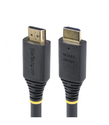 Cable hdmi 4k startech 15m - macho - macho - negro