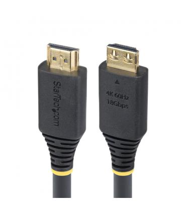 Cable hdmi 4k con agarre startech 7m - macho - macho - negro