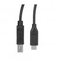 Cable usb tipo c a usb tipo b startech 0.5m - macho - macho - negro