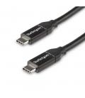 Cable usb tipo c startech 0.5m - macho - macho - negro
