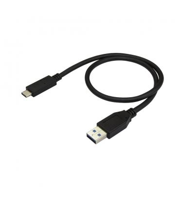 Cable usb tipo c a usb tipo a startech 0.5m - macho - macho - negro