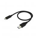 Cable usb tipo c a usb tipo a startech 0.5m - macho - macho - negro