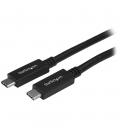 Cable usb tipo c startech 0.5m - macho - macho - negro